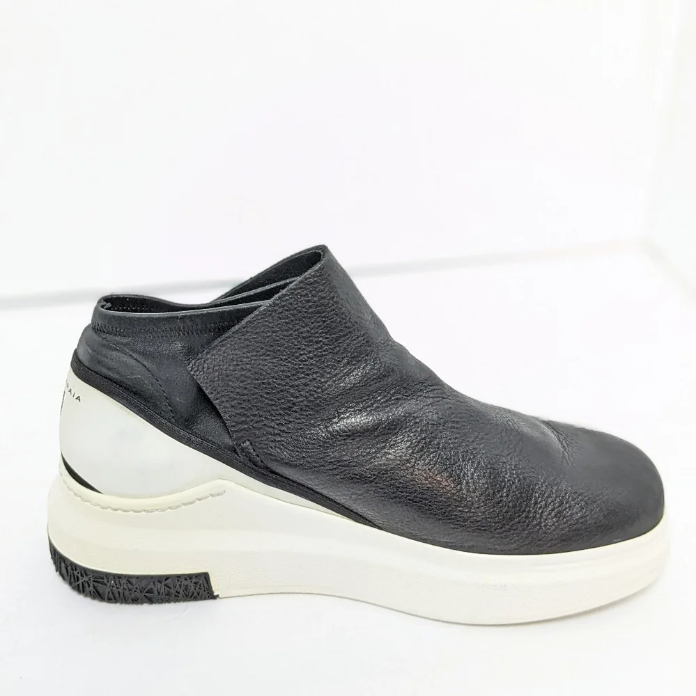 Cinzia Araia leather sneaker wedges - Picture 4 of 16